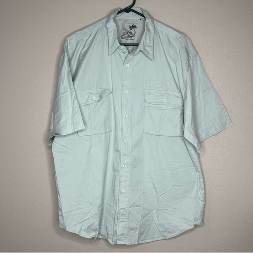 Bugle‎ Boy Original Button Down Short Sleeve Shirt - Size: XXL Tan vintage